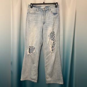 VERVET 90s high rise flare jeans. Distressed. size 30